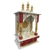 Wooden Temple With Light ( 12*8*22 Inch )